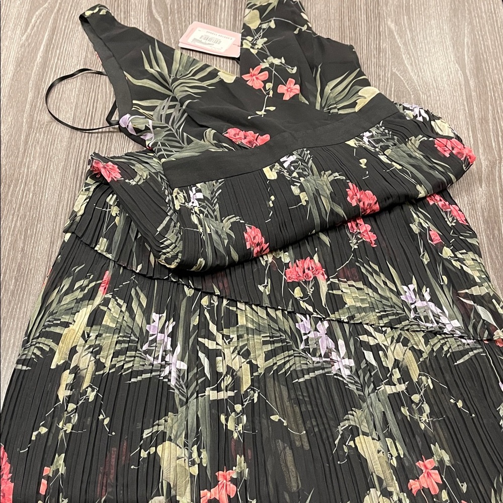 New Ted baker dress tiered long sz 0